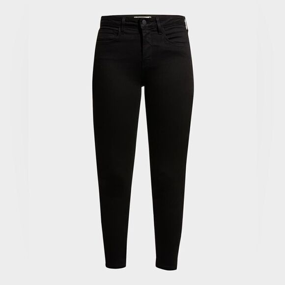 L’Agence NWT Margot High Rise Skinny Jeans in Noir Size 31 MSRP $245 - Picture 3 of 7